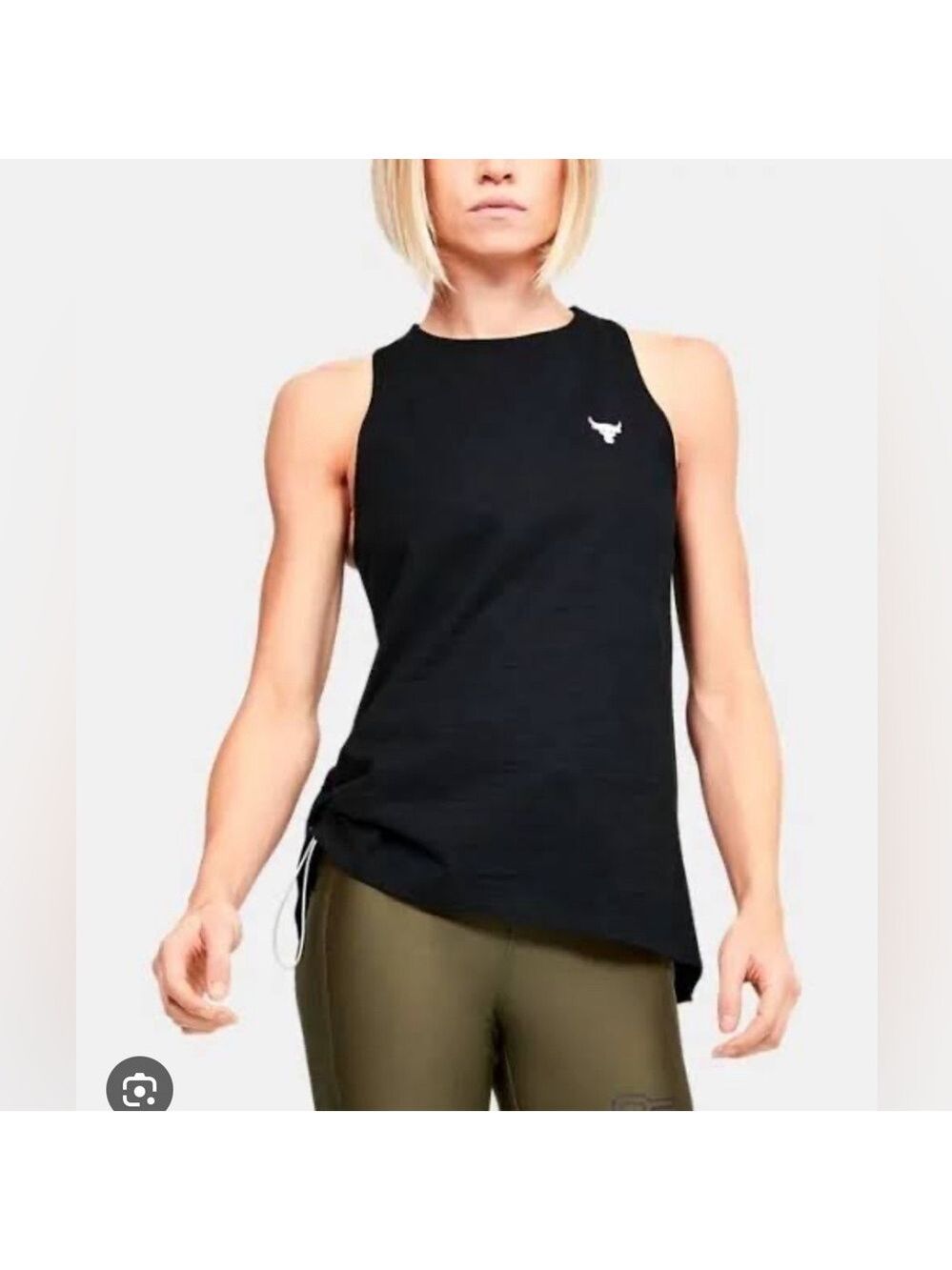 UNDER ARMOUR PROJECT ROCK CHARGED XL MUSCLE TANK GYM BODYBUILDING ATHLEISURE